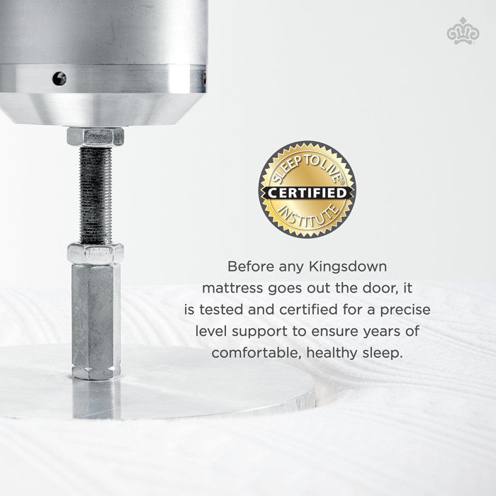 Kingsdown Vintage 15.5" Cushion Firm Euro Pillow Top Hybrid Mattress & Reviews Wayfair